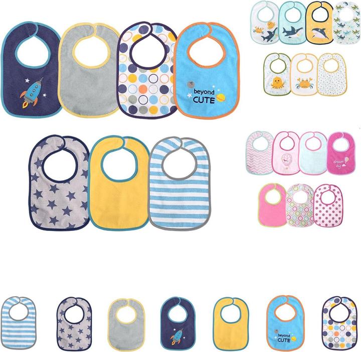 Immagine prodotto Baby Care Set di bavaglini per bambini da 7 pezzi