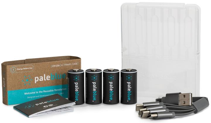 Produktbild Pale Blue Rechargeable battery (4 Stk., CR123A, 860 mAh)