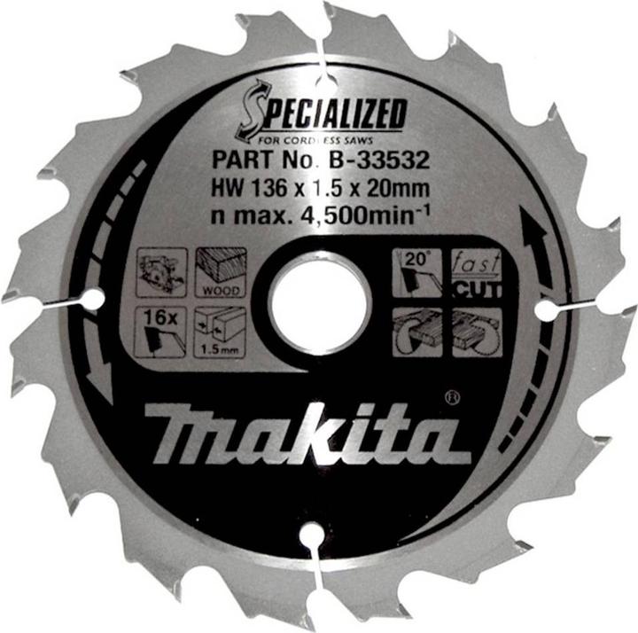 Makita SPECIALIZED Kreissägeblatt 136