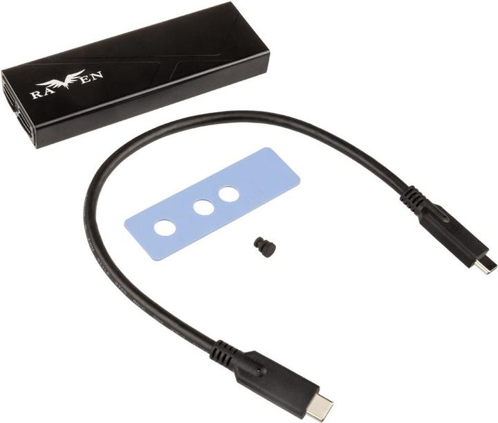 Productafbeelding Silverstone SST-RVS03 M.2 SSD-behuizing, USB-C (M.2 2280)