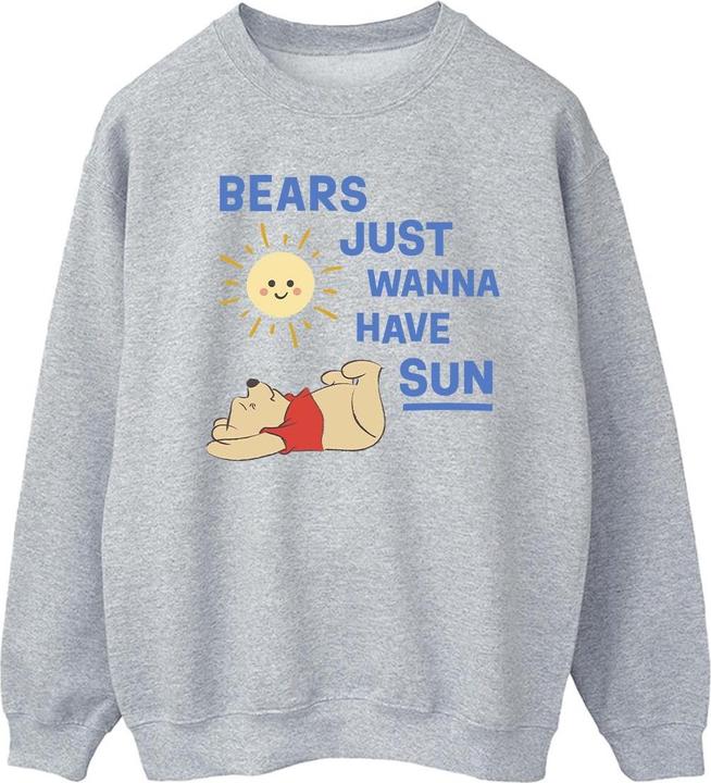 Disney Winnie The Pooh Bears Just Wanna Have Sun Sweatshirt (S)