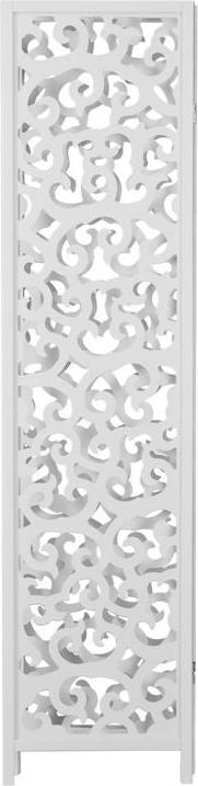Produktbild Greendeco 3 fach Paravent Raumteiler Holz Trennwand spanische Wand Sichtschutz Weiss