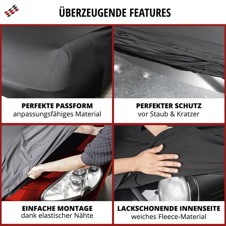 Produktbild Walser Autoplane Indoor Soft, PKW-Abdeckplane Kombi Gröe XL schwarz