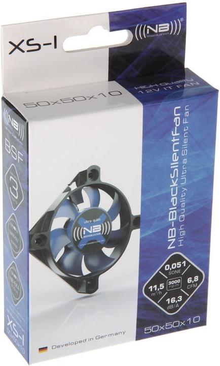 Produktbild Noiseblocker NB-BlacksilentFan XS1 (50 mm, 1 x)