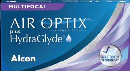 Air Optix plus HydraGlyde Multifocal (6 Stück, Monatslinse, Multifokal)