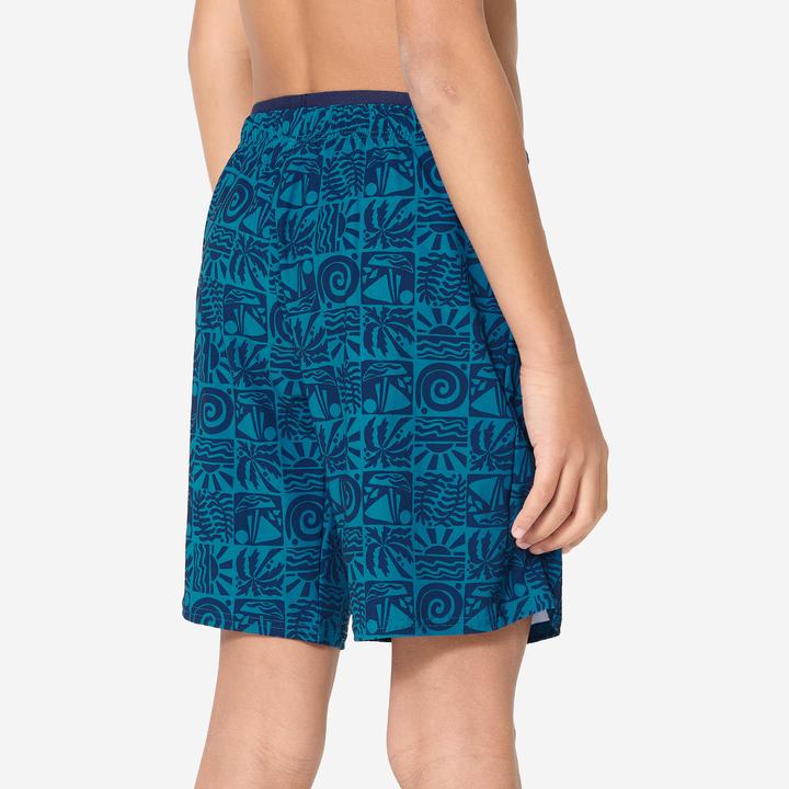 Actual product image Nabaiji Schwimmshorts Jungen lang - 100 Atao blau (128)