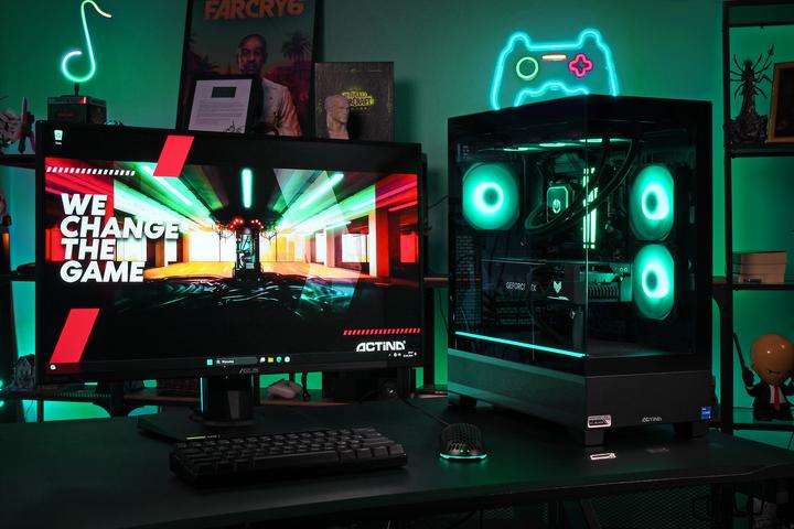 Image du produit Actina 5901443406242 PC AMD Ryzen™ 7 9800X3D 32 Go DDR5-SDRAM 1 TB SSD NVIDIA GeForce RTX 4070 SUPER (AMD Ryzen 7 9800X3D, 32.77 Go, 1000 Go, GeForce RTX 4070 Super)