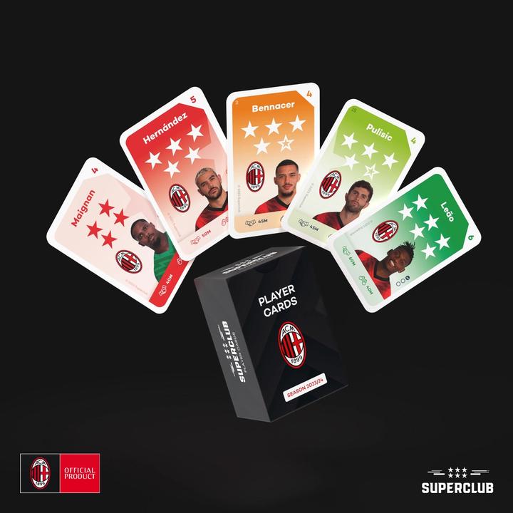 Productafbeelding Superclub AC Milan - Spelerskaarten (Engels)