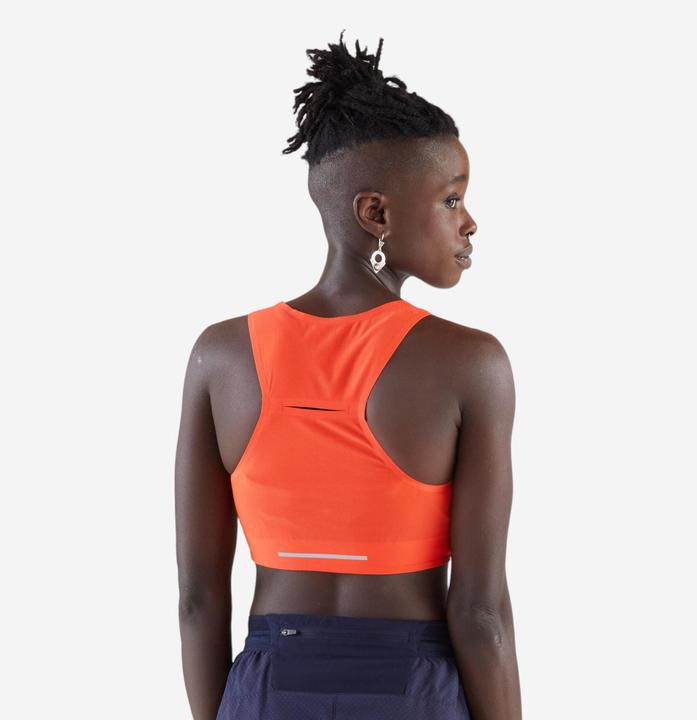 Image du produit Kiprun Crop top de Running léger Femme - Race crop 900 Light rouge Méline ROLLIN (S)