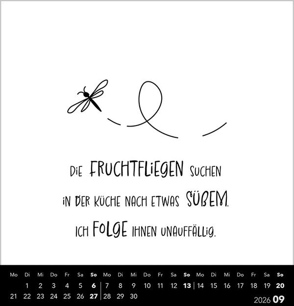 Produktbild Visual Words Black 2026 (Deutsch)