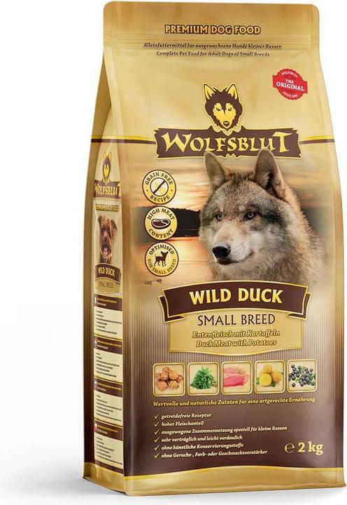 Wolfsblut Wild Duck Small Breed (Adult, 1 Stk., 2000 g)