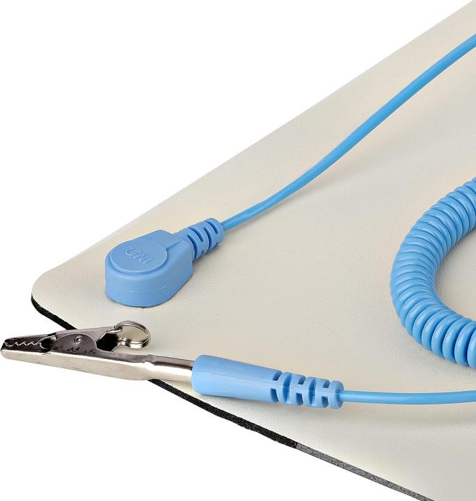 Actual product image StarTech com LG-ANTI-STATIC-MAT, Beige, Polyvinylchlorid (PVC), Polyvinylchlorid (PVC), Tisch, 1 Stü