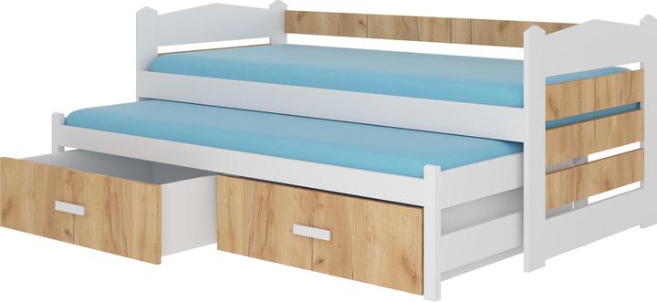 Actual product image ADRK Furniture Double bed with mattresses TIARRO 180x80 (180 x 80 cm)