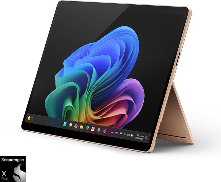 Microsoft Surface Pro – Copilot+ PC (mit Netzteil) – 11. Edition (13", Snapdragon X Plus X1P-64-100, 16 GB, 512 GB, Ohne Tastaturlayout)