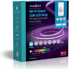 Actual product image Nedis SmartLife LED Strip Wi-Fi, 2m - White (White, 200 cm, Indoor)