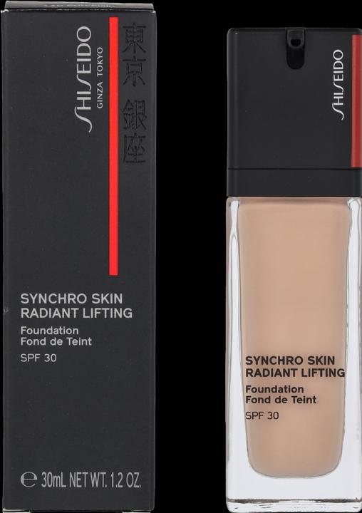 Actual product image Shiseido Synchro Skin Radiant Lifting Foundation ( 110 Alabster ) (140 Porcelain)