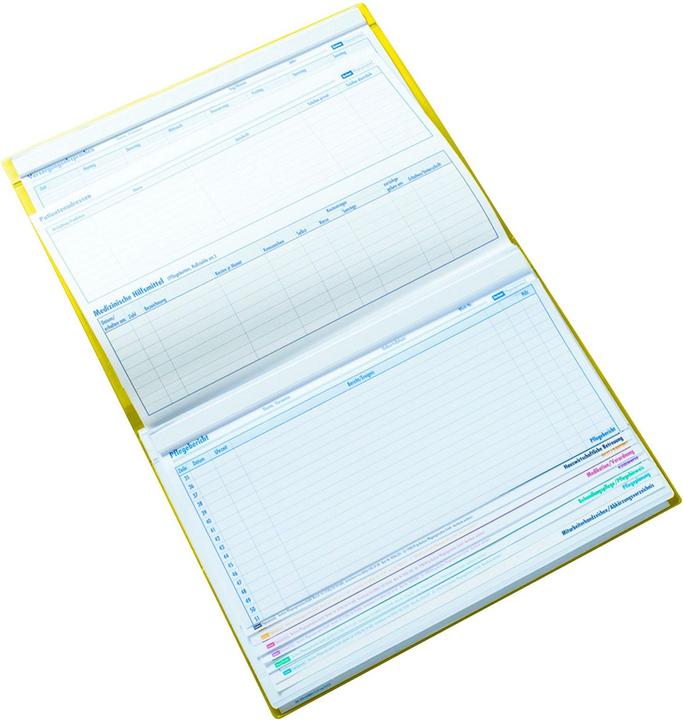 Boi Dokutech Patient documentation folder Professional-Line DIN A4 landscape yellow (A4, 1 x)