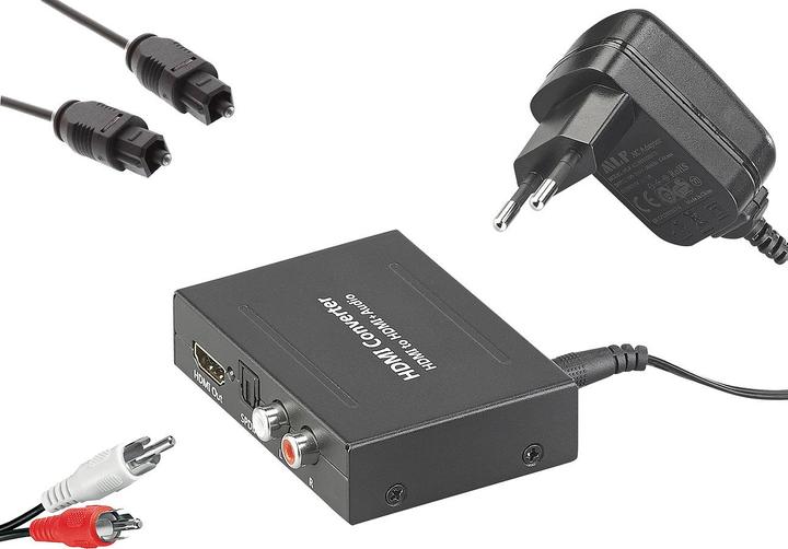 Immagine prodotto Auvisio Convertitore audio HDMI con RCA e Toslink (Convertitore videocamera)