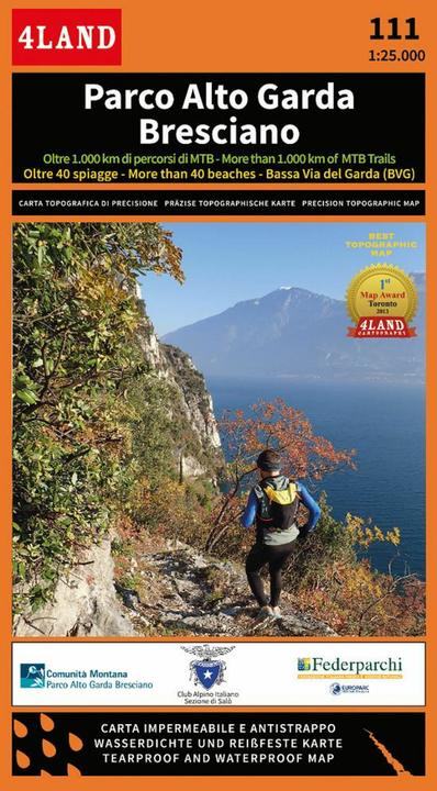 Actual product image Parco Alto Garda Bresciano 1:25 000