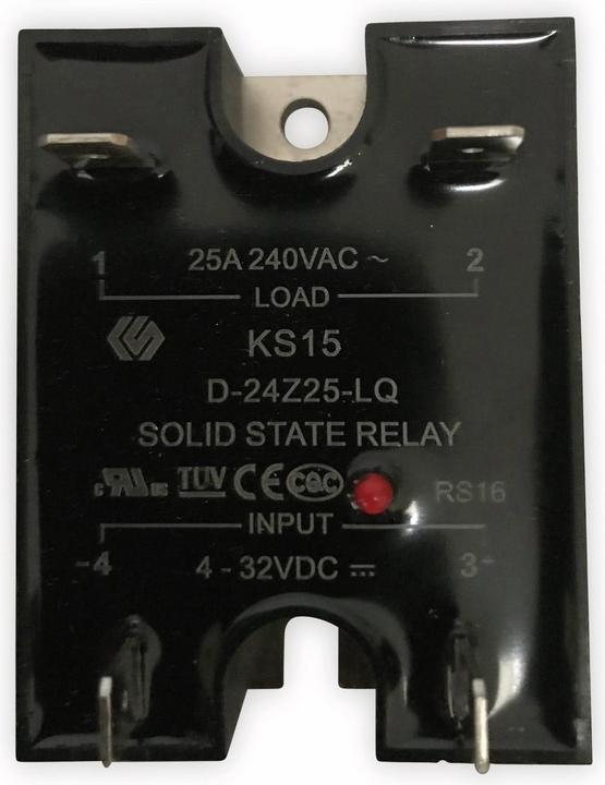 Eneroid Solid-state relay K15/D-24Z2-LQ, 4...32 V-, 25 A/240 V