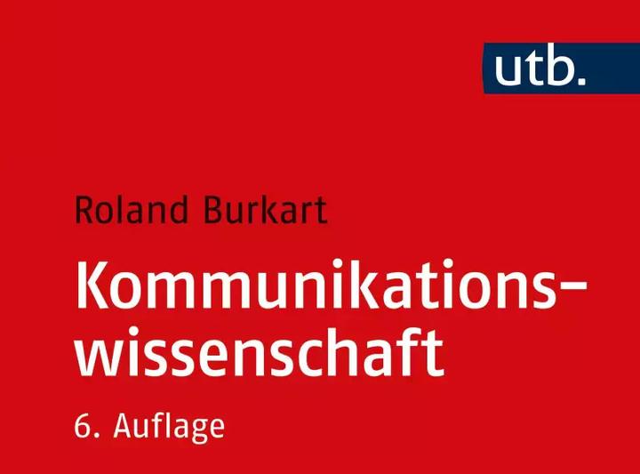 Produktbild Kommunikationswissenschaft (Deutsch, Roland Burkart, 2021)