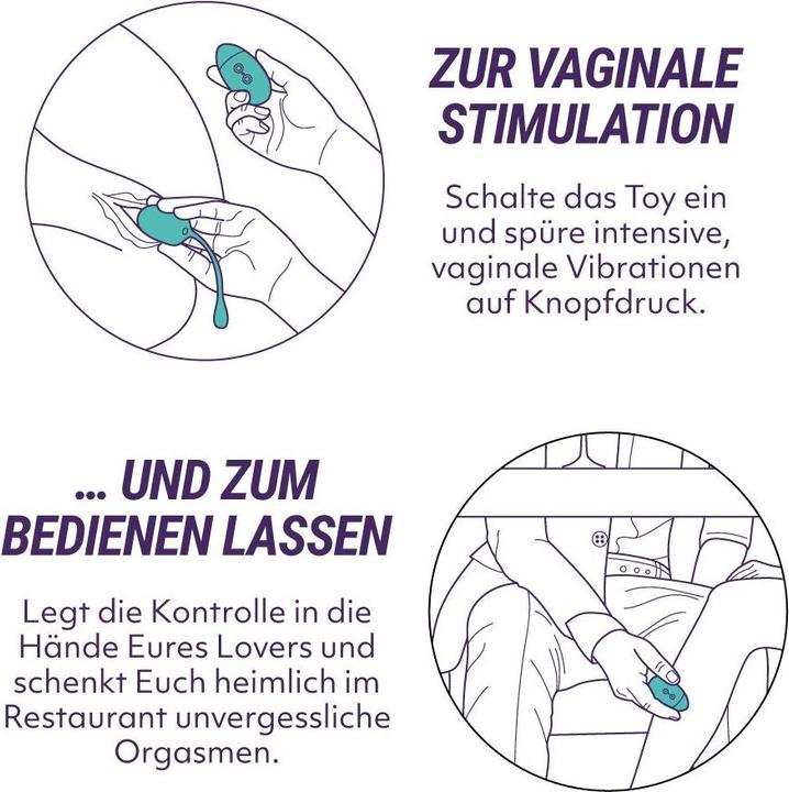 Actual product image Amorelie - Oh To Go Vibro Egg