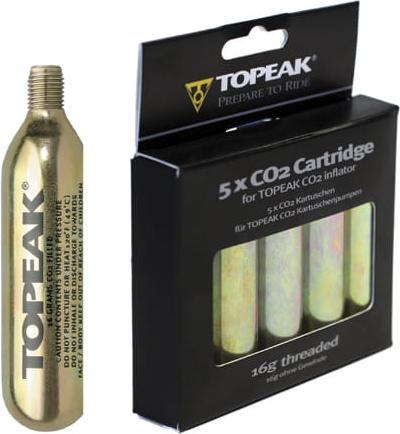 Topeak Cartucce di Co2 (Pompa manuale ricambi)