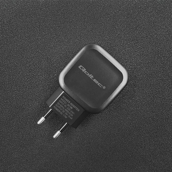 Actual product image Qoltec 50188 Mobile Device Charger Indoor (17 W)