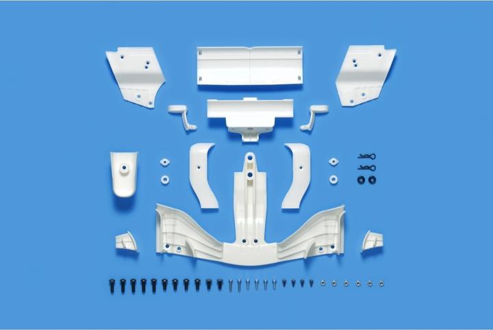Actual product image Tamiya F104 Wing Set white (2017)