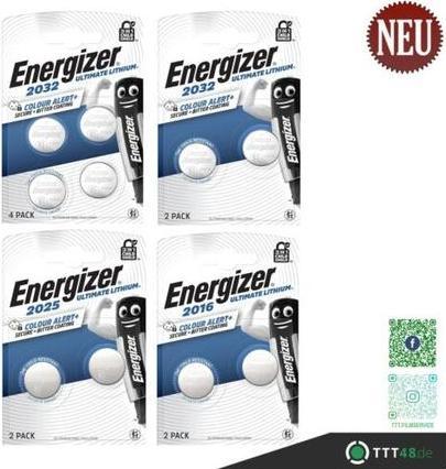 Produktbild Energizer CR2032 Ultimate Lithium (2 Stk., CR2032, 235 mAh)