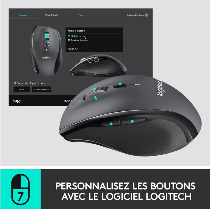 Actual product image Logitech Marathon M705 (Wireless)