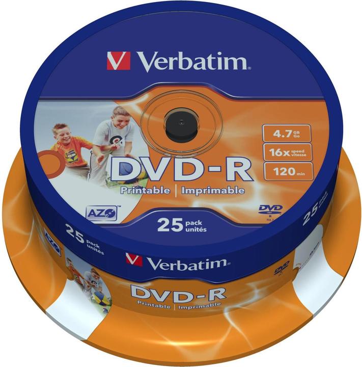 Actual product image Verbatim Dvd-R (25 x)