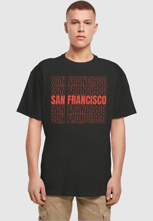 Actual product image Merchcode San Francisco Heavy Oversize Tee-BY102 - 116631 (4XL)