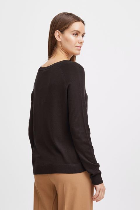 Actual product image B.young Mix&match - BYMMPIMBA1 BASIC ONECK - Jumper - 20813514 (XS)