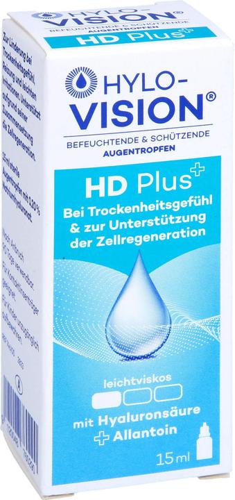 Produktbild OmniVision Hylo-Vision HD plus Augentropfen, 15 ml Lösung (15 ml, Hylo-Vision HD plus Augentropfen, 15 ml Lösung)