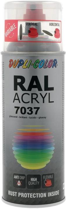 Dupli-Color Acryllack glänzend RAL 7037 staubgrau (Staubgrau, 0.40 l)