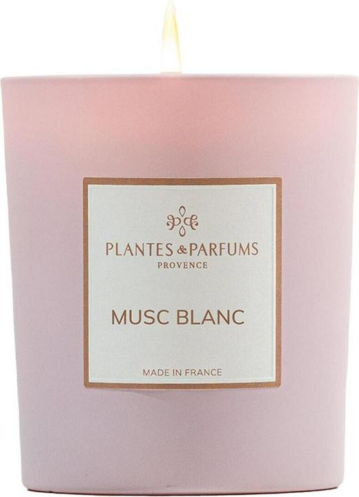 Produktbild Plantes & Parfums de Provence Duftkerze Weisser Moschus 180 g (180 g)