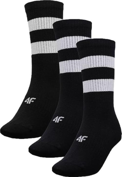 4F Socken U206 mehrfarbig AW23USOCU206 90S (39-42) (3er Pack, 39 - 42)