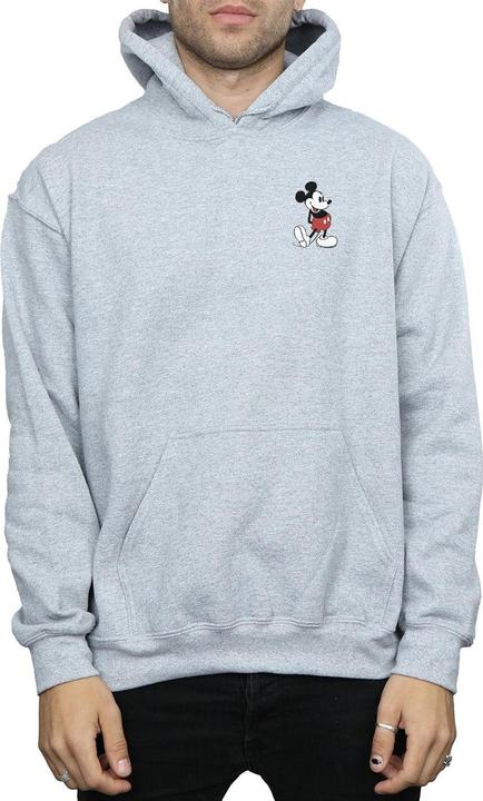 Immagine prodotto Disney Mickey Mouse Kickin Retro Chest Felpa con Cappuccio Uomo (L)