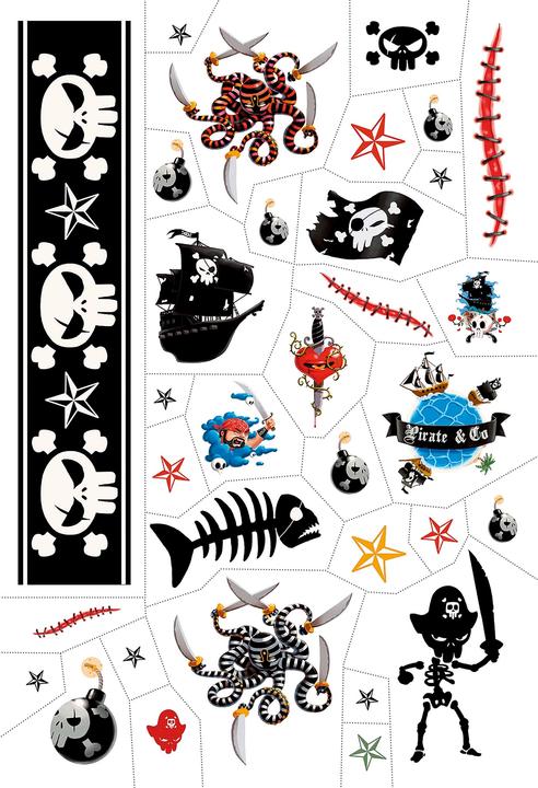 Actual product image Djeco Tattoos pirates
