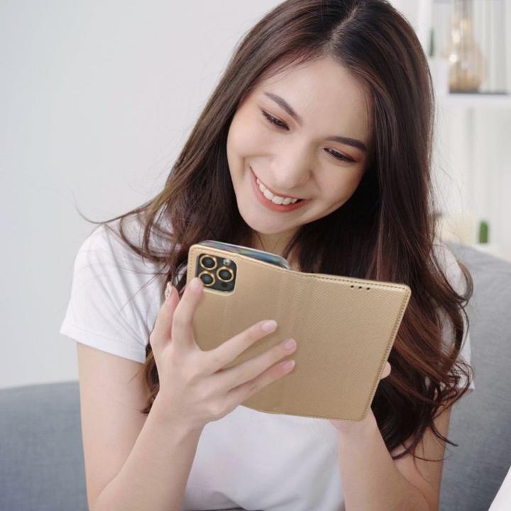 Produktbild OEM Back panel cover SMART CASE Book for SAMSUNG S25 gold (1 x)