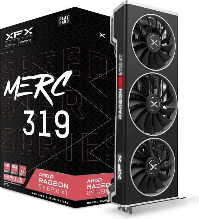 Produktbild XFX Speedster Merc 319 Radeon RX 6750 XT (12 GB)