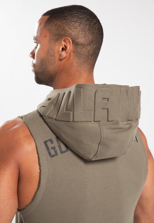 Immagine prodotto Gorilla Wear Marshall Sleeveless Hoodie - Olive (XXL)