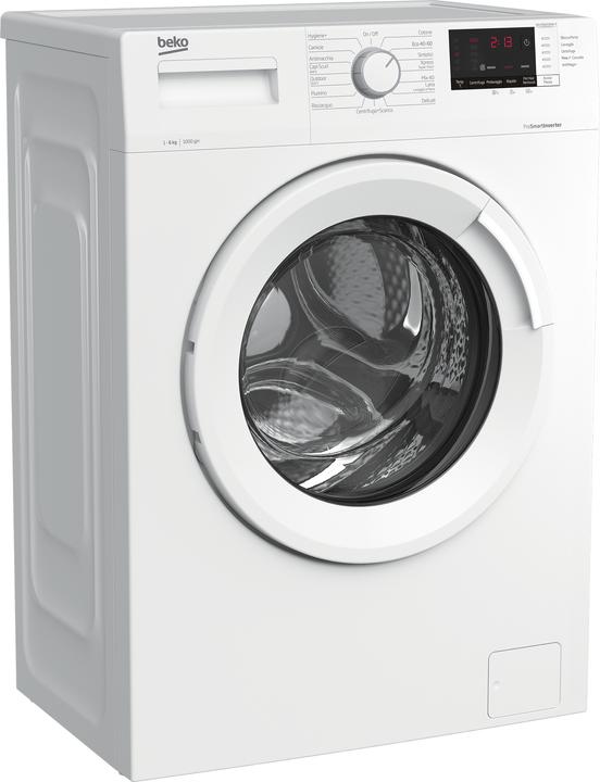 Actual product image Beko WUXS61032WI-IT front loading washing machine 6 kg 1000 rpm White (6 kg, Left)