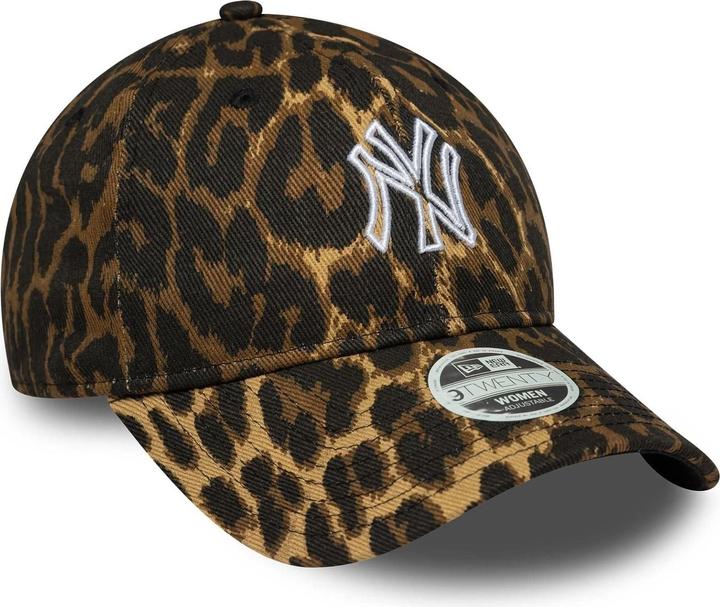 Actual product image New Era New York Yankees Women's 9twenty Leopard Outline Baseball Cap (One size)