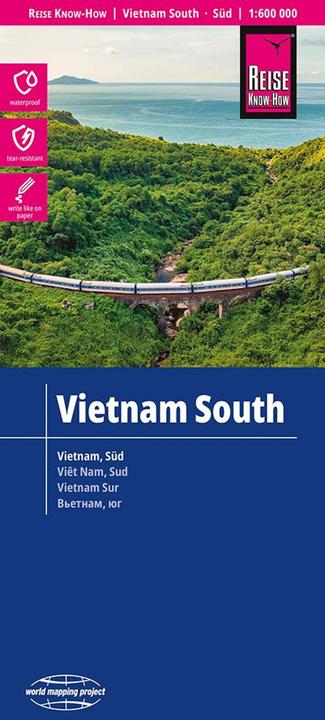 Produktbild Landkarte Vietnam Süd (1:600.000)