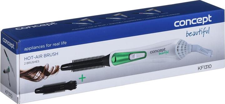 Image du produit Concept KF-1310 Brosse à air chaud Vert, Blanc