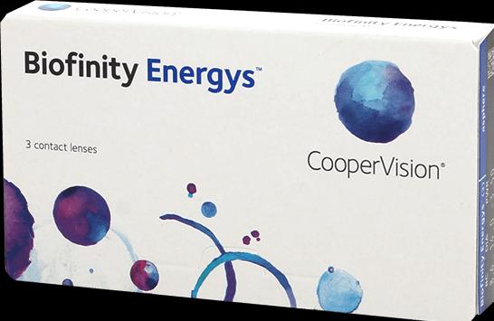 Actual product image Biofinity Energys (-3, 3 Piece, Monthly lens, Spherical)