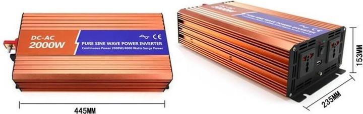 Actual product image Autosolar 2000 Watt 24V inverter