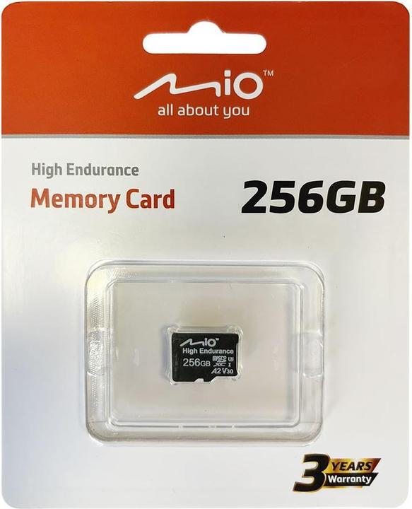 Image du produit Mio Carte MicroSD à longue durée de vie (256 Go, microSDXC, U3, UHS-I)